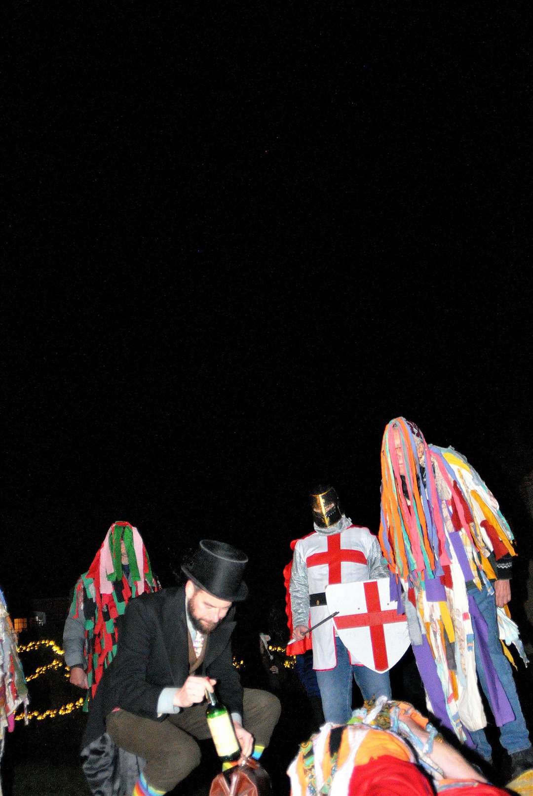 Aldworth Mummers at The Bell 24 Pic: Geoff Fletcher