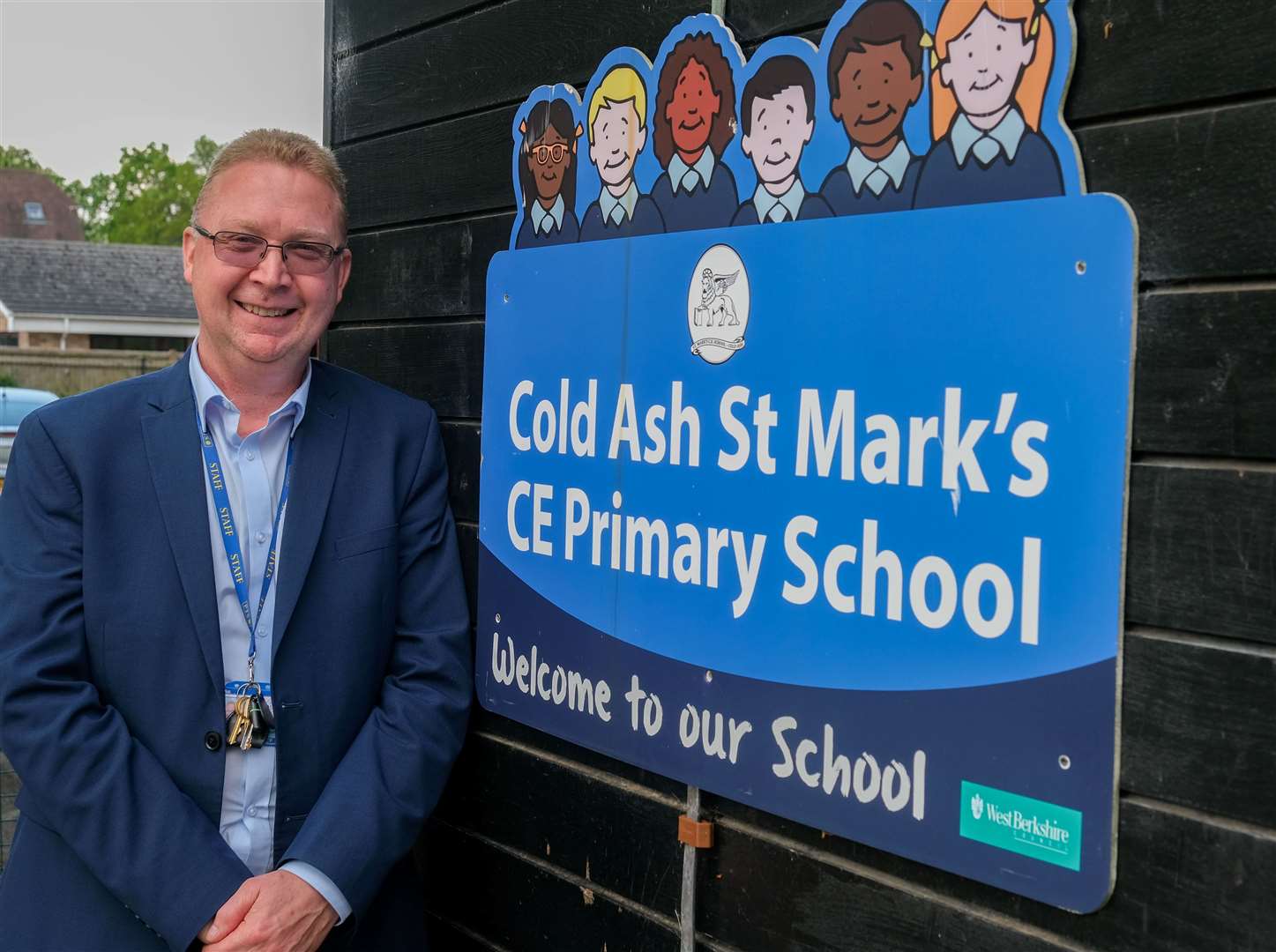 Head teacher at Cold Ash St Mark's CE Primary School Mitch Warrender