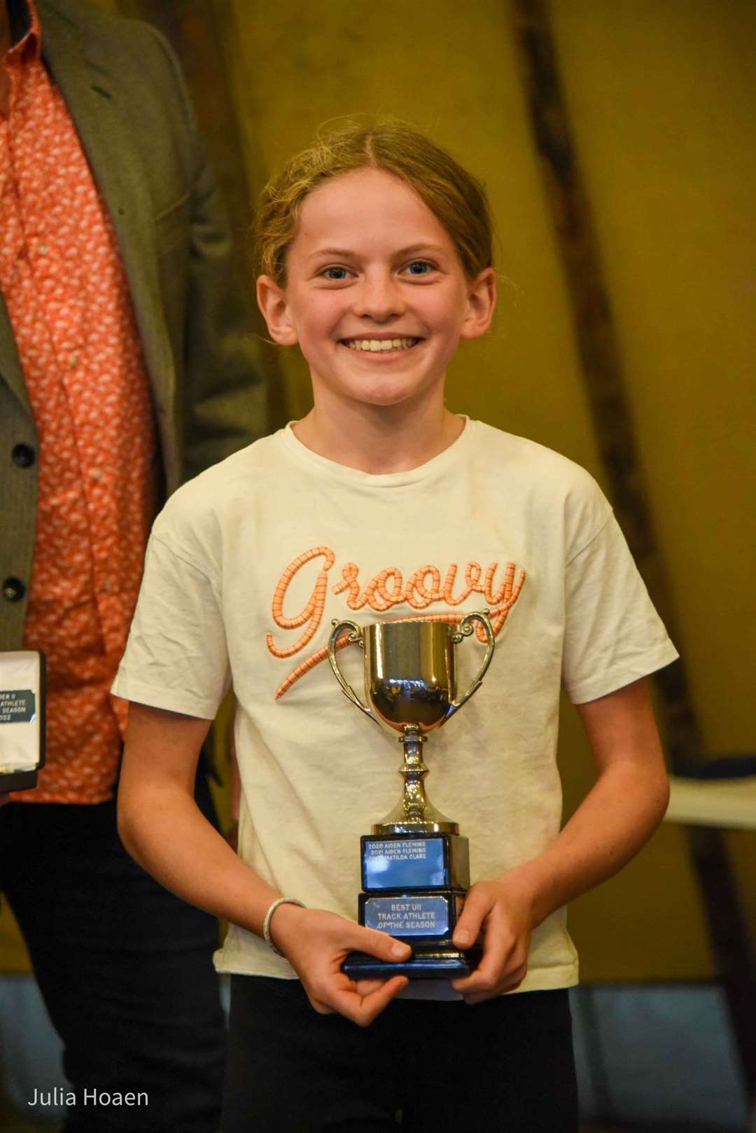 Matilda Clare - under-11 track athlete of the year