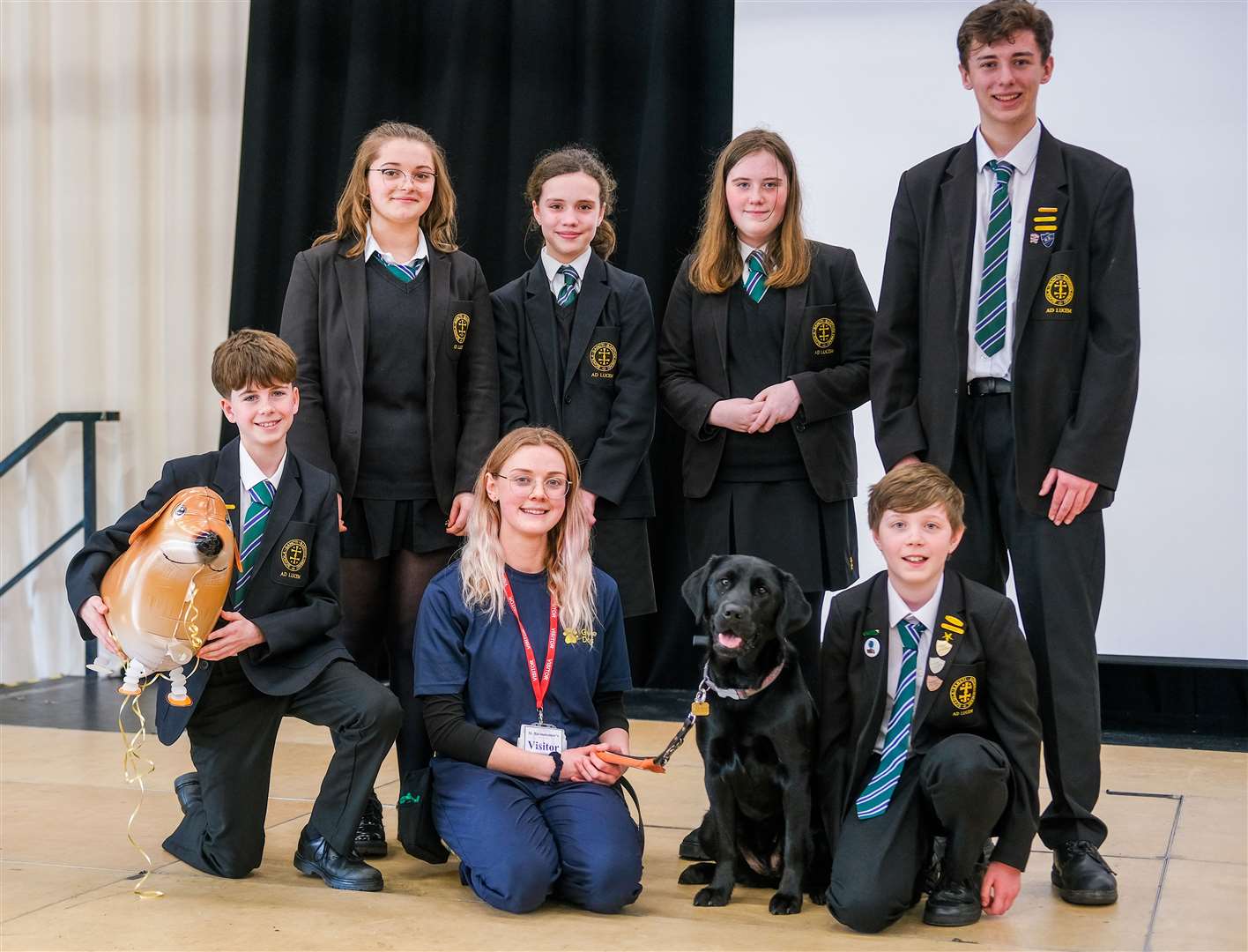 St Bart’s Patterson pupils had a visit from guide dog in training Luker