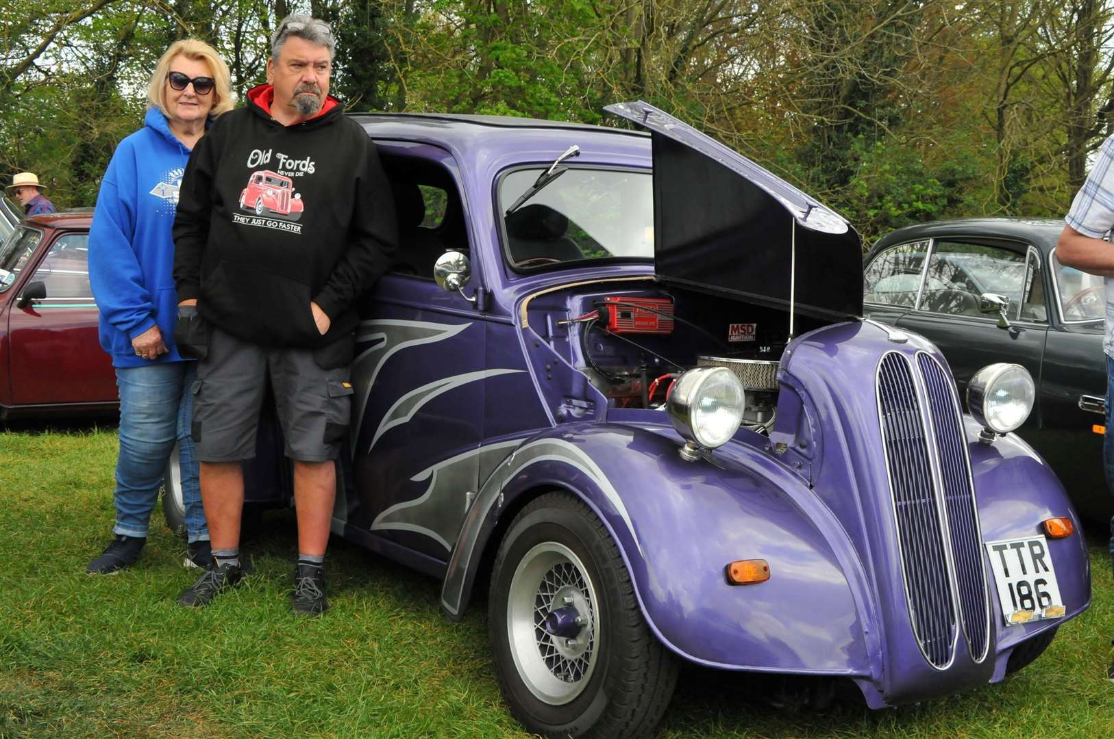 Philip Hogburn built his Ford Popular hot rod from scratch, picture Geoff Fletcher