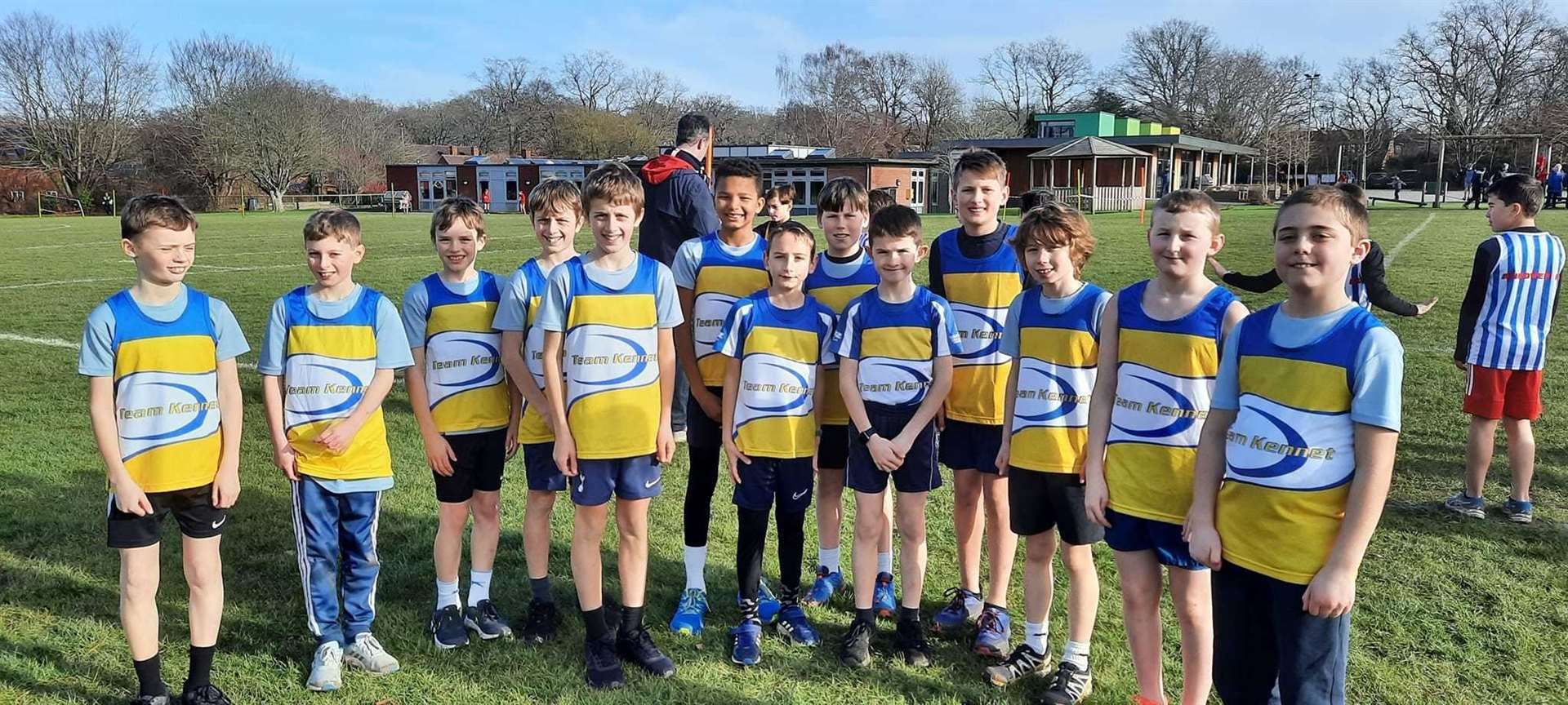 The under-11 boys, third place