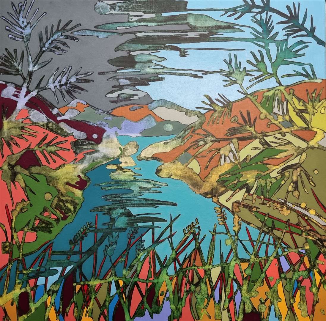 Simon Pink Autumn View