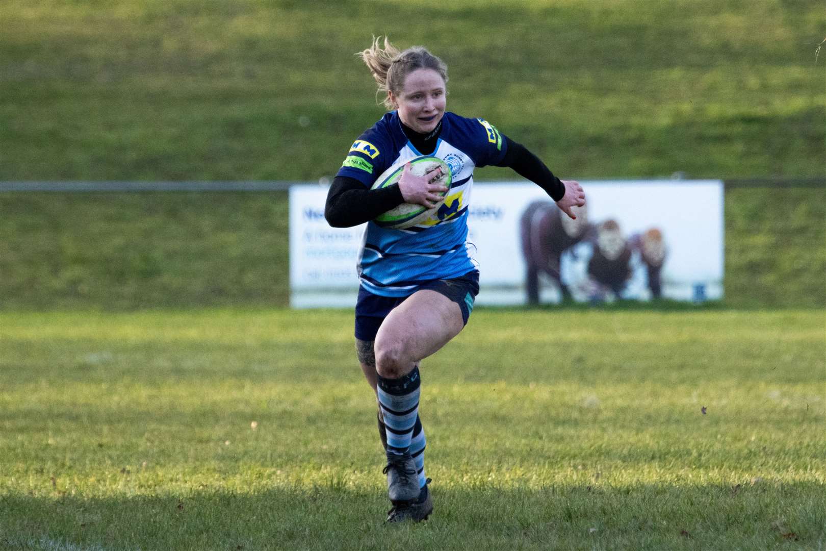 Ellen Thornton drives into space. Picture by Sarah Elisabeth Photography