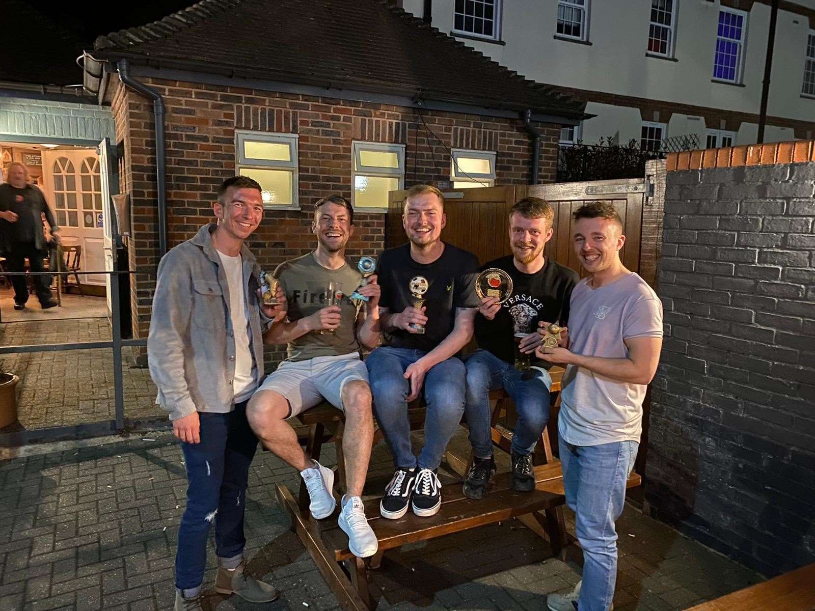 (Left to right): Sam Mildenhall, Mark Lightbody, Matt Bushnell, Jake Newbold and Adam Renshaw.