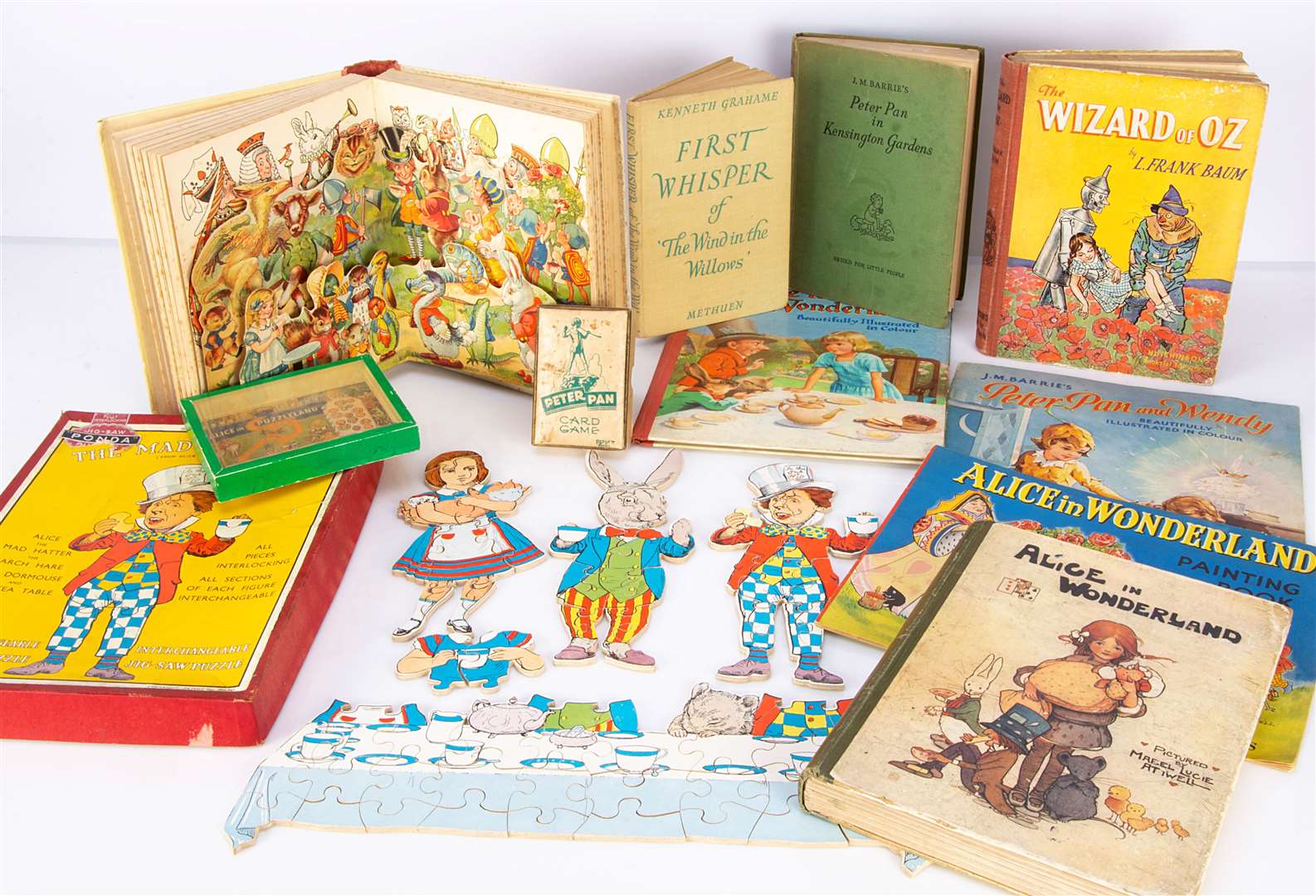 Alice in Wonderland and Peter Pan, £50-80