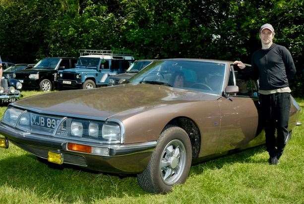 James Richardson has had his 1973 Citroën SM, for about six years Pic: Geoff Fletcher