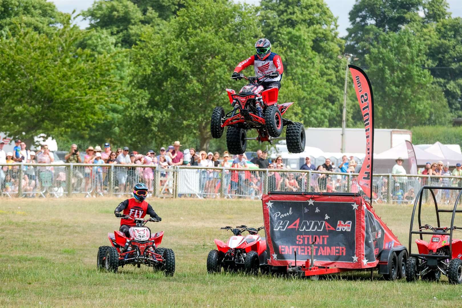 Paul Hannam Quad Bike Stunts