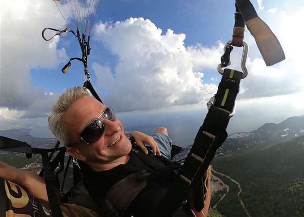 Stuart Frame enjoyed adventurous sports
