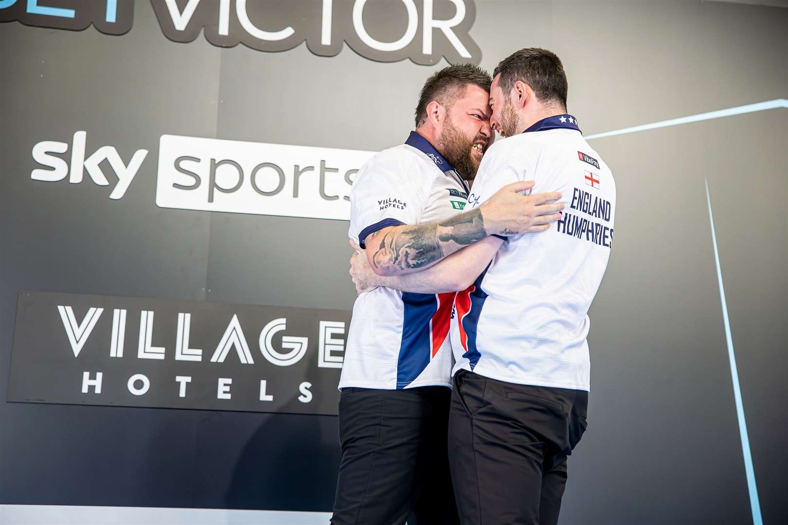 Luke Humphries at the BetVictor World Cup of Darts 2024 - Photo: Jonas Hunold/PDC Europe