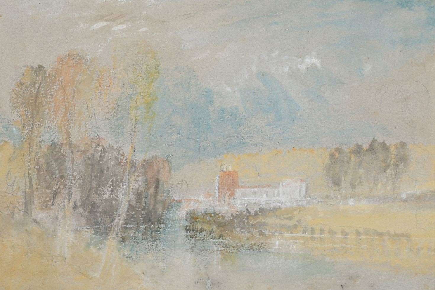 Turner, River Landscape in France copyright Dreweatts