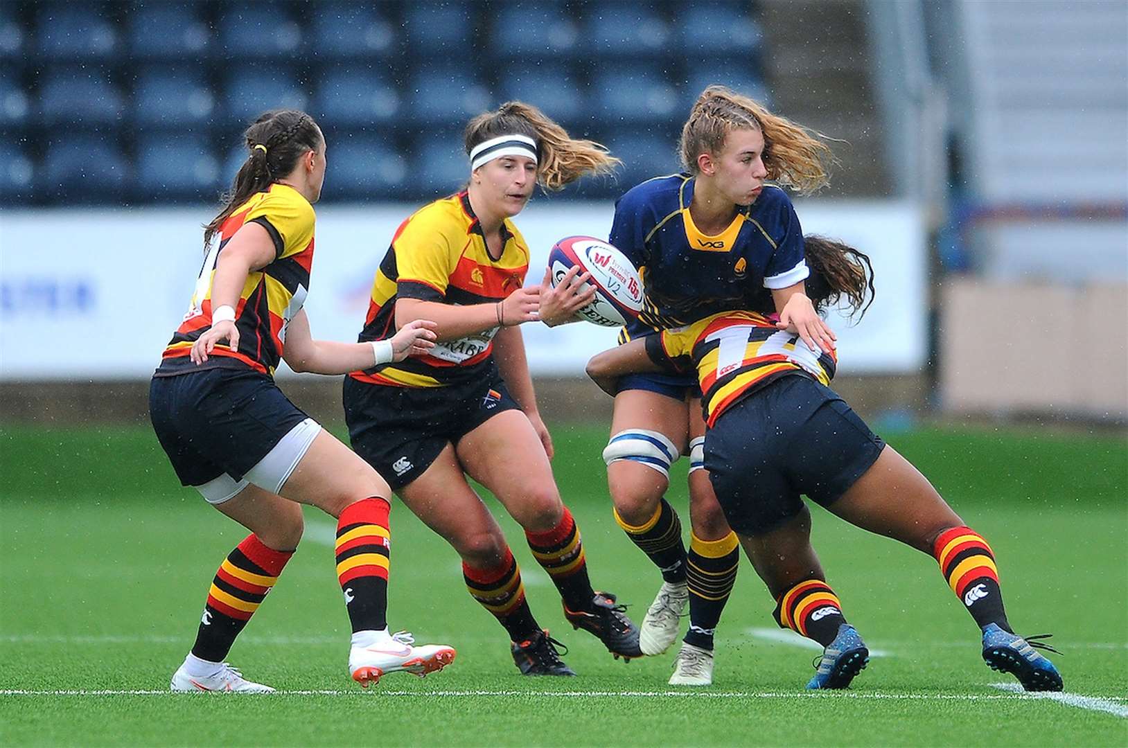 Cara in action for Worcester Warriors Pic: Robbie Stephenson/JMP
