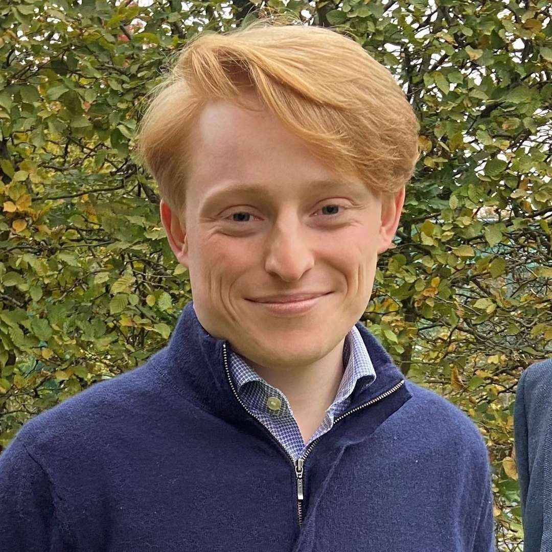 Sam Carr, the Conservative candidate for Evingar