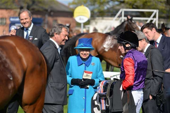 The Queen at the races in 2017