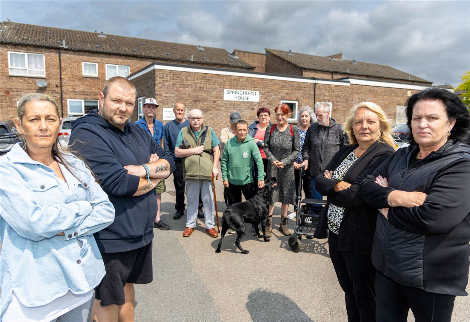 Sovereign residents have had enough of ongoing issues with asbestos and subsidence at Springhurst House