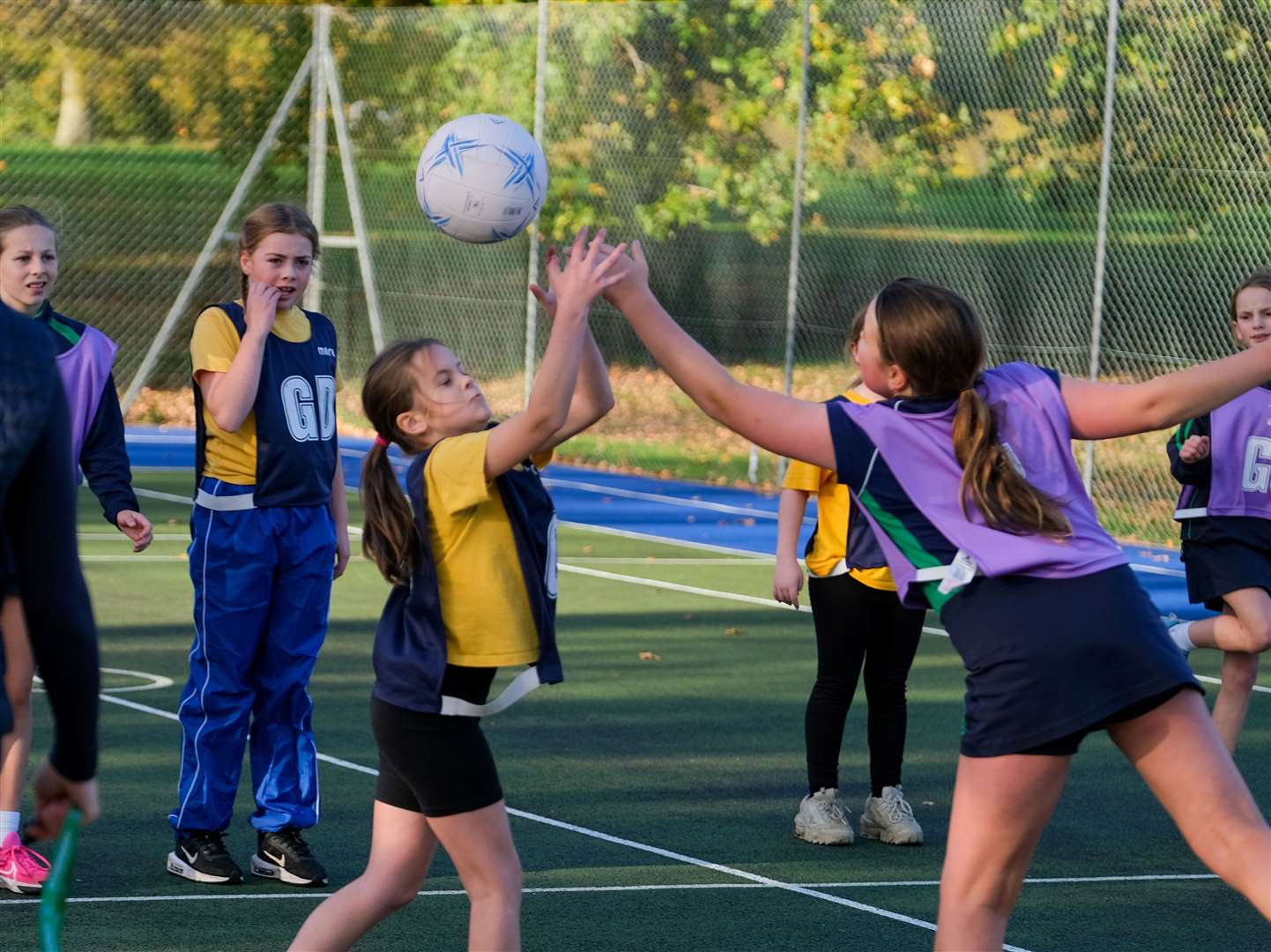 Thorngrove School welcomed over 100 pupils from local primary schools to take part in its under-11 netball festival