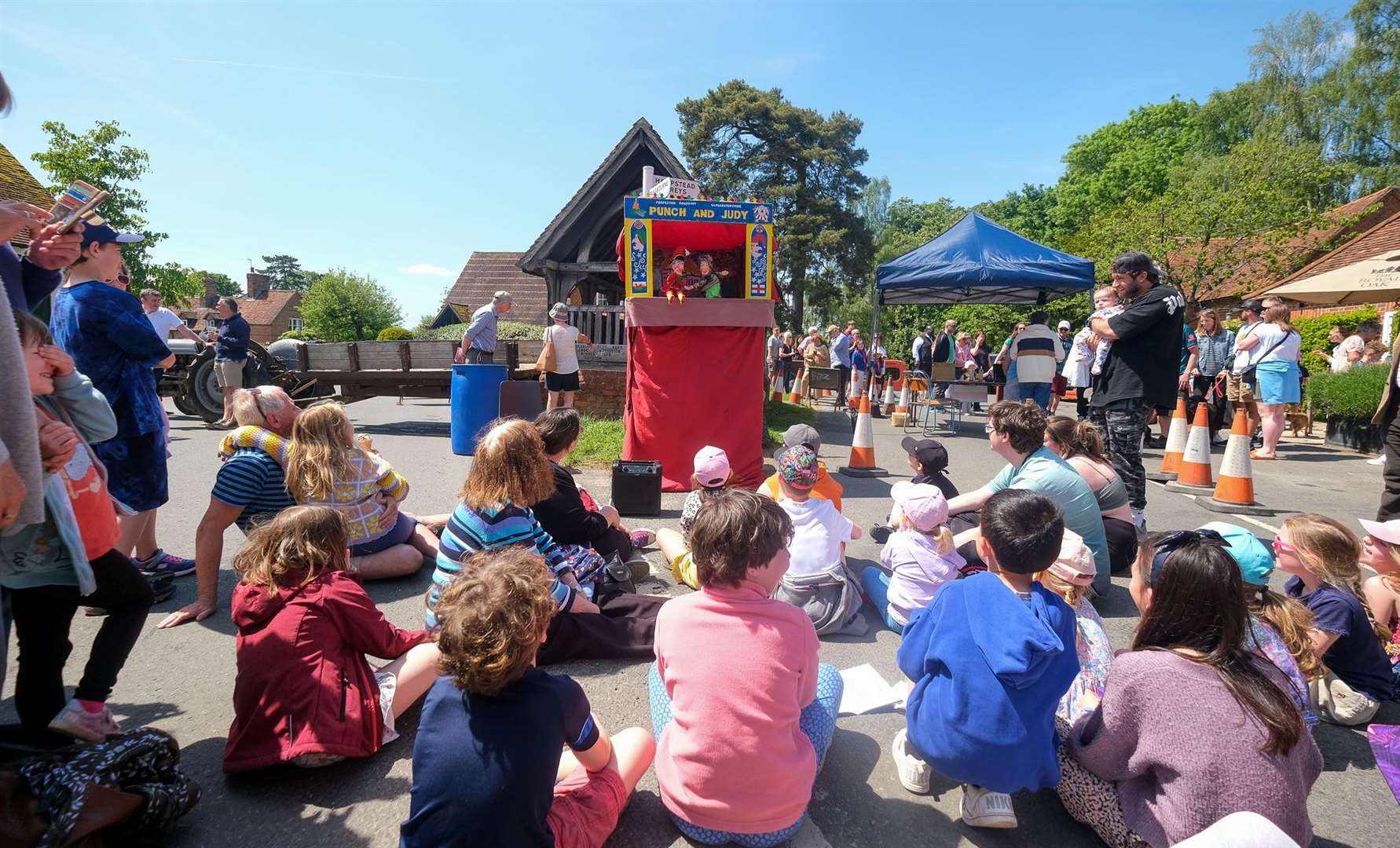 Punch and Judy at last year’s Yattendon & Frilsham Fete