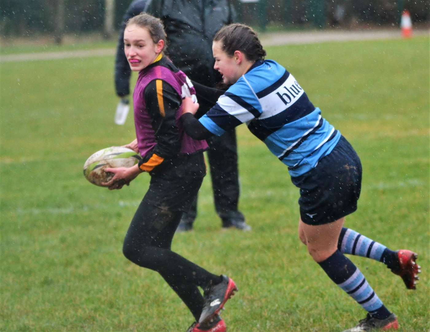 Under 13 girls rugby teams from across Berkshire and Hampshire took part in a Pitch Up and Play event in Newbury