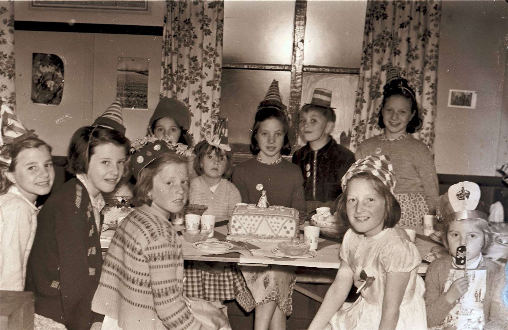 Children pictured at the Queen's Coronation in 1953 - Elizabeth made the top 15