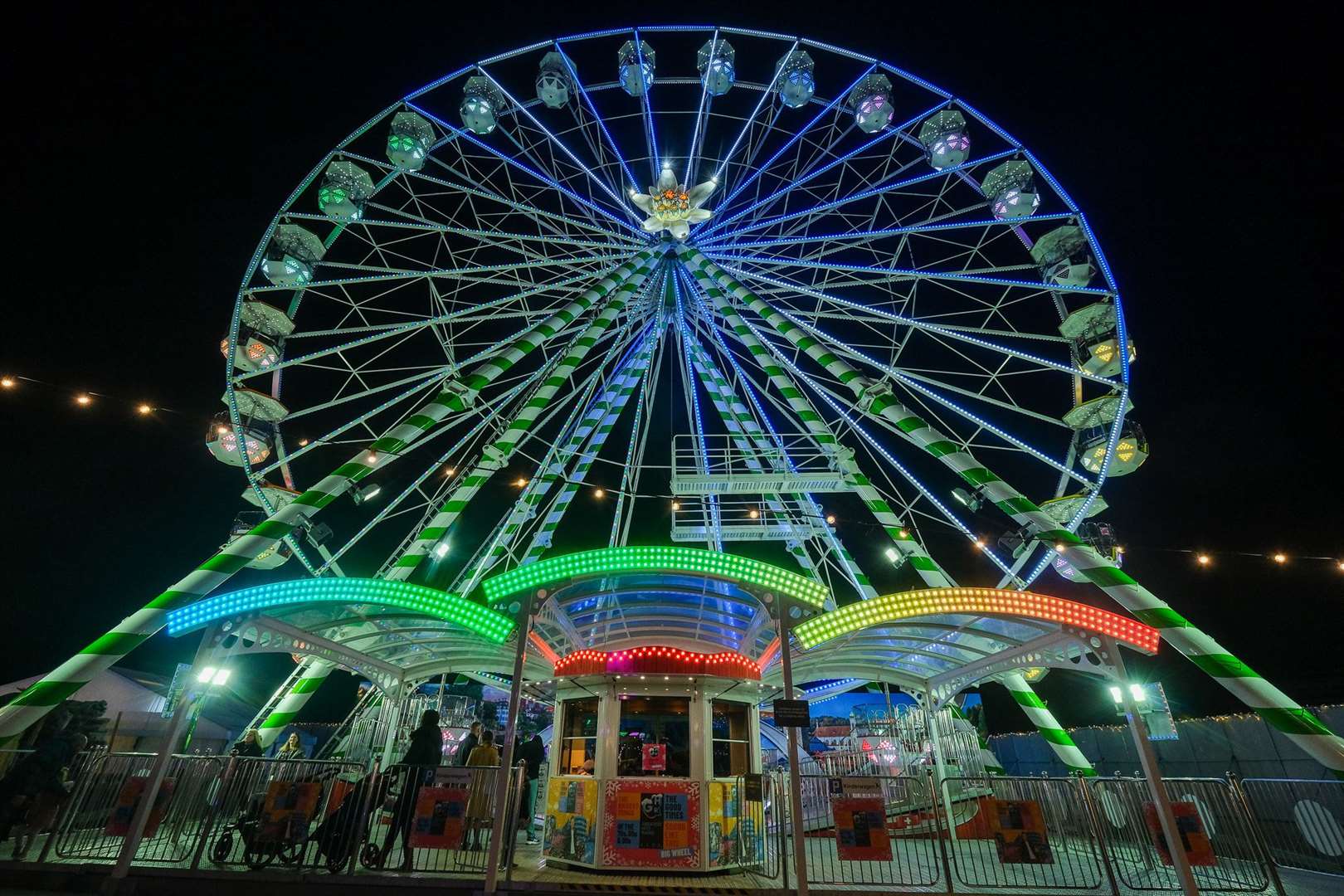 The Great Christmas Carnival opened at Newbury Racecourse on Sunday