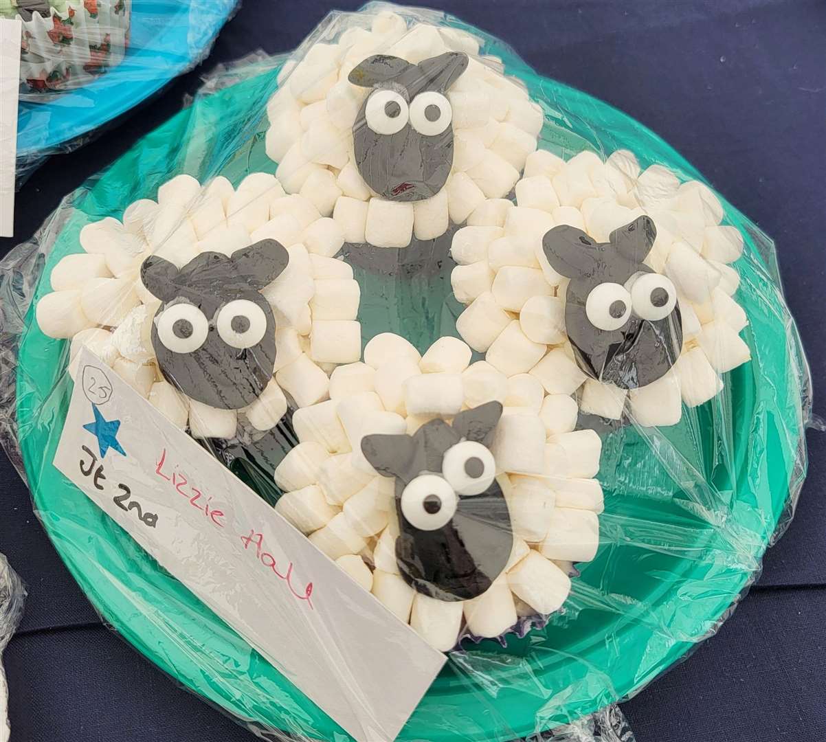 Shaun the Sheep cakes made by Lizzie Hall. Credit: Sarah Spink