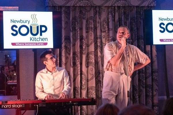 Will Young performs at The Vineyard for the Soup Kitchen gala event