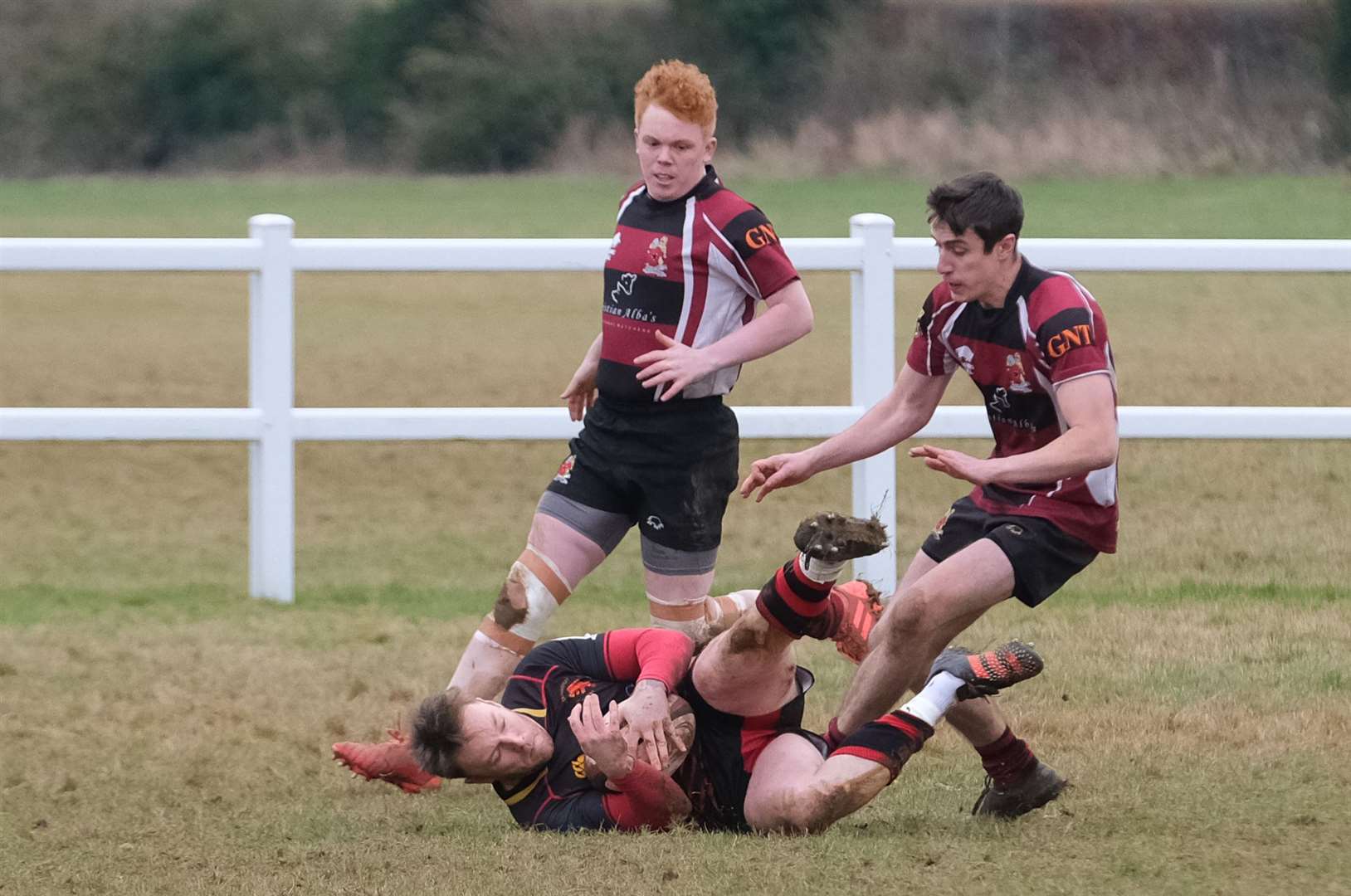 Both teams in action in Hungerford