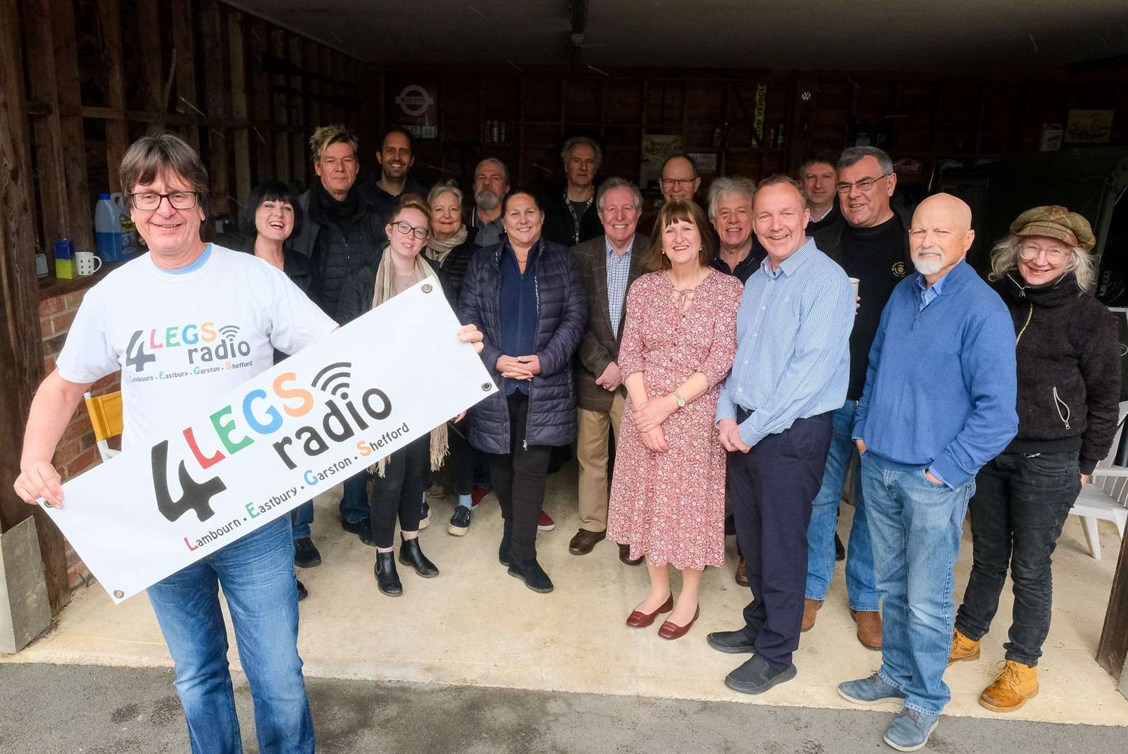 4 LEGS Radio celebrates its 5th birthday. Station manager Chris Capel, left