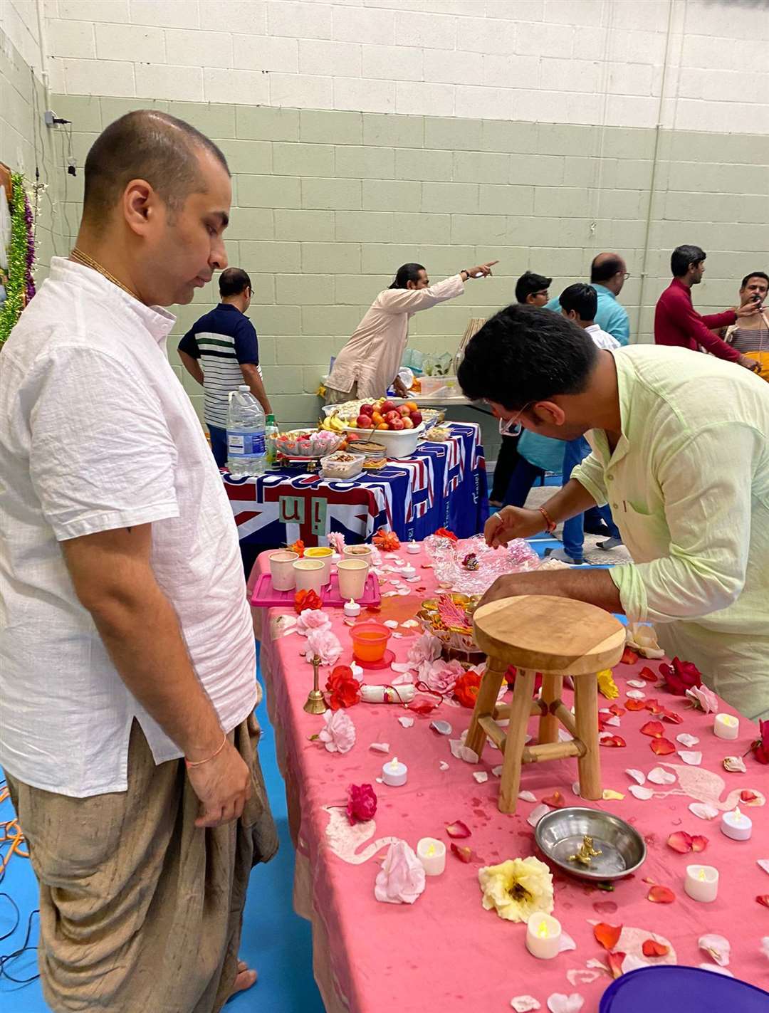 Photographs from the Krishna Janmashtami event at the Riverside Community Centre on September 10