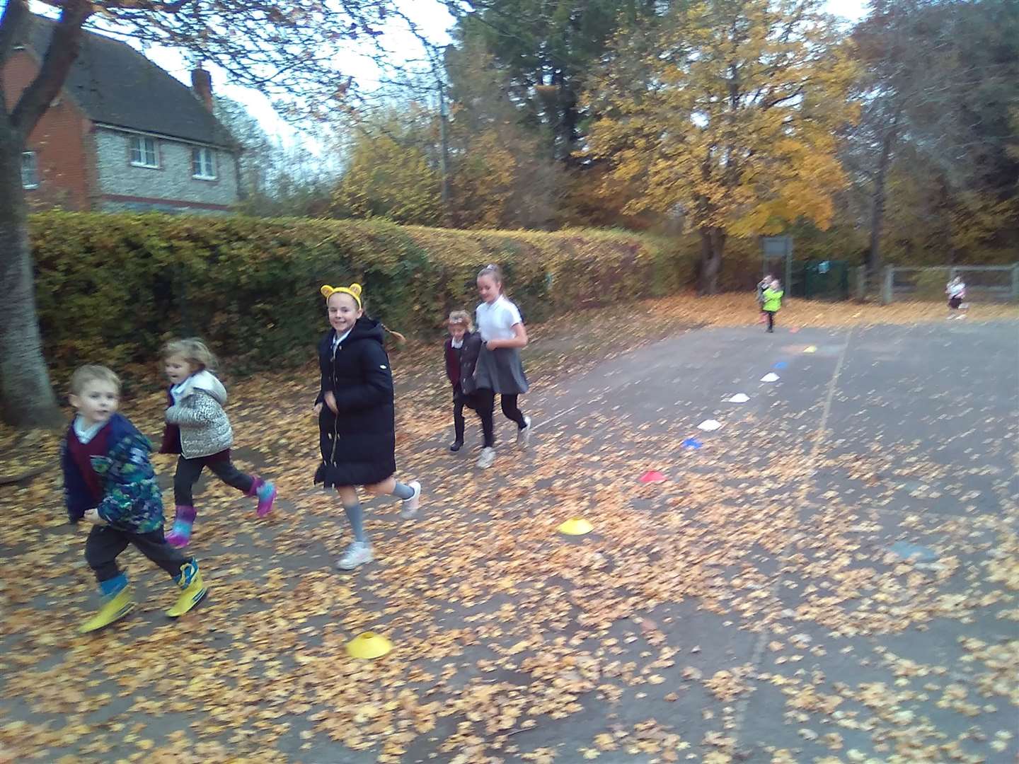 Children take on the ramble. (53537041)