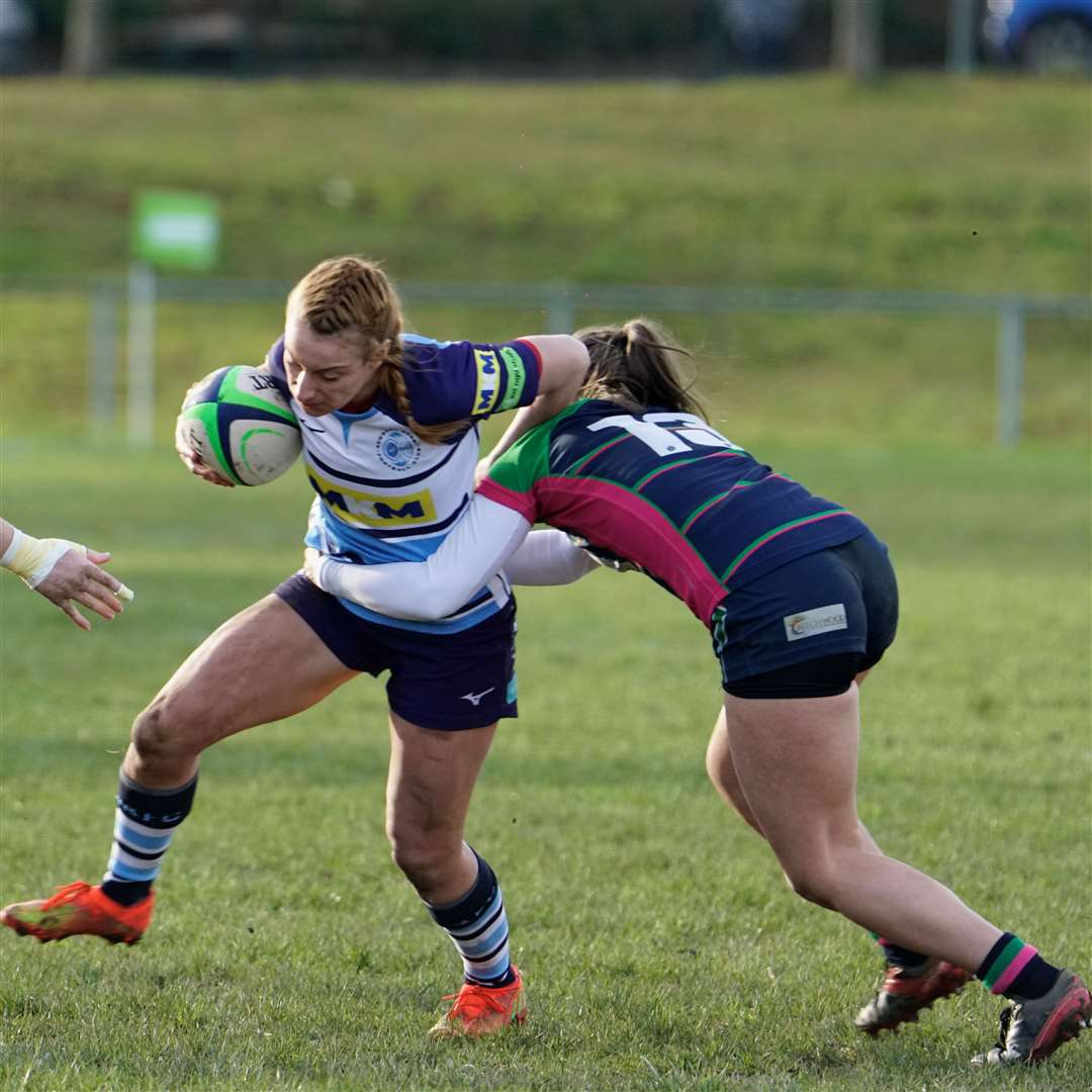 Returning skipper Lizzie Harris inspired her side to a much-needed triumph. Picture by Andrew Burgess