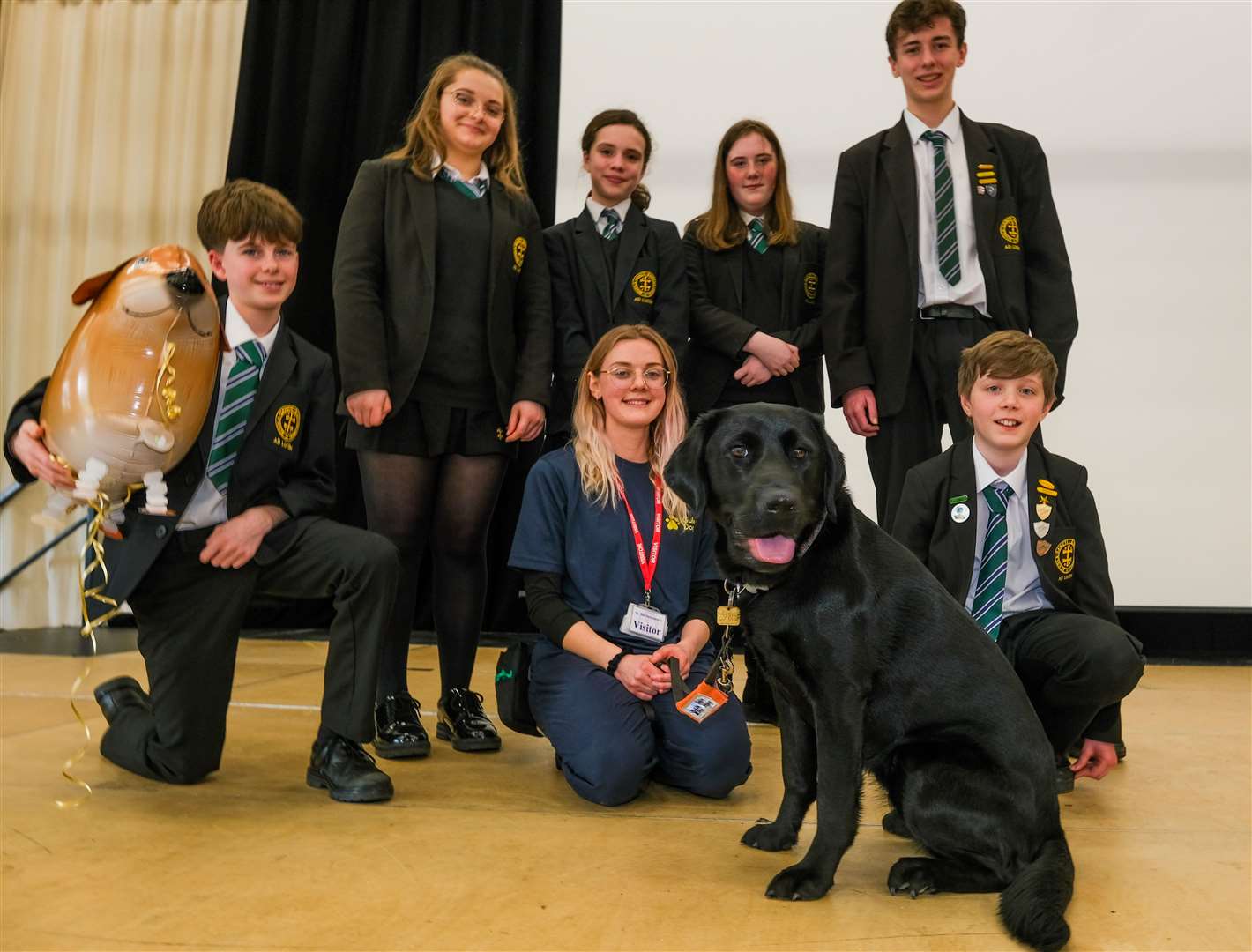 St Bart’s Patterson pupils had a visit from guide dog in training Luker