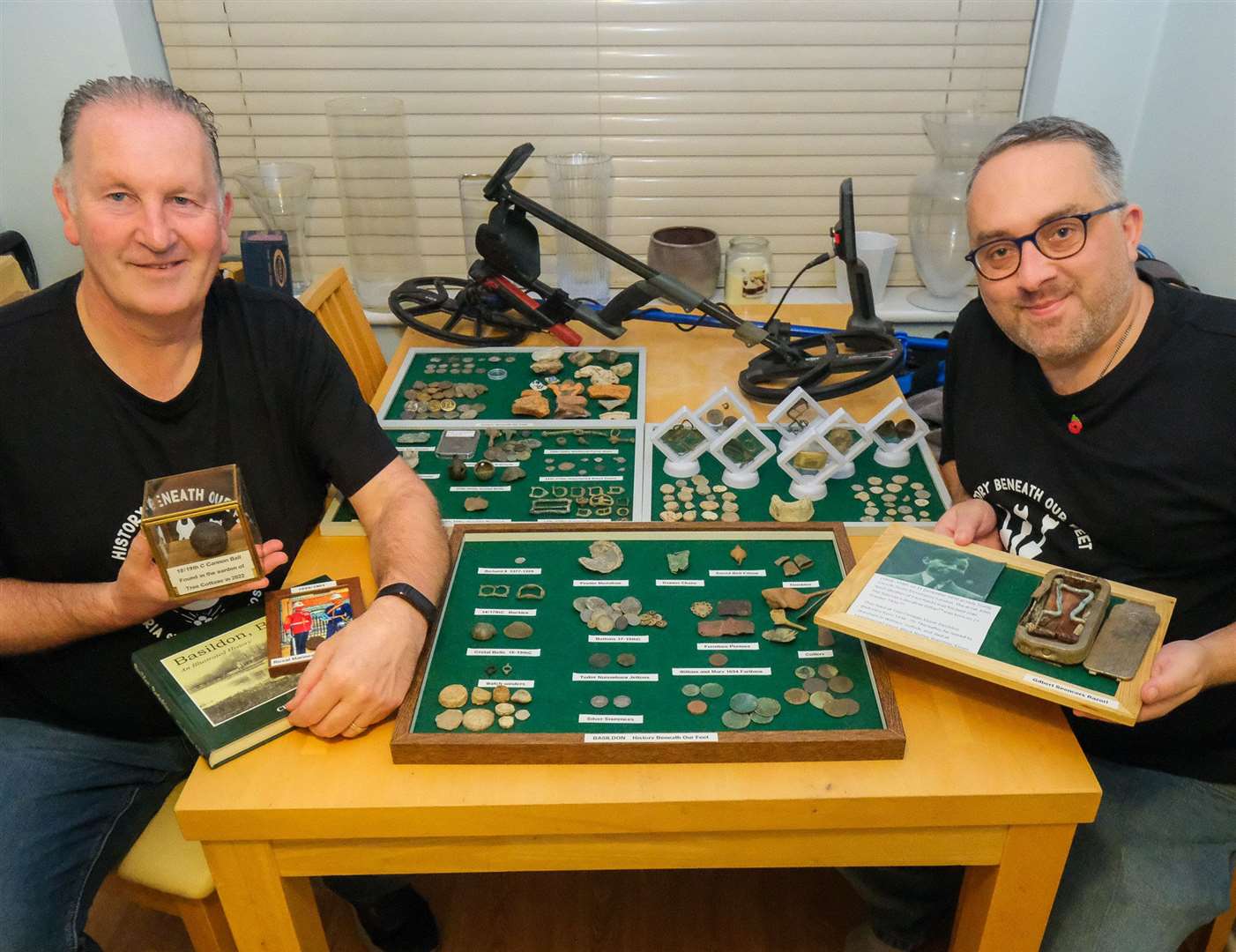 Treasure hunters Jeff Nelson and Ricky Mitchell