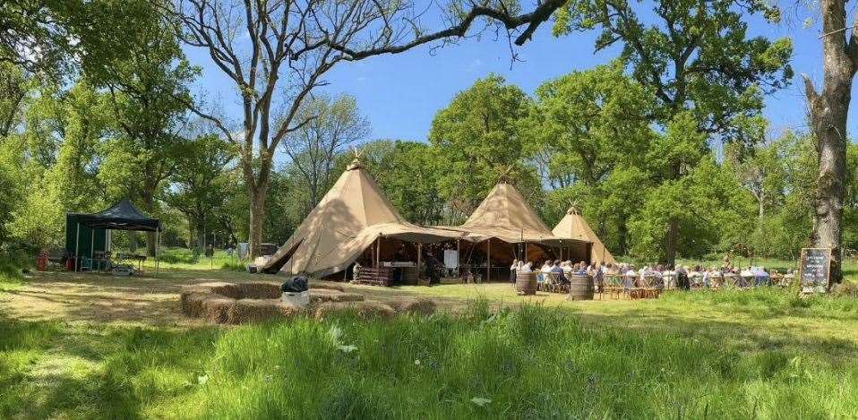 Tipi at Wellford Park