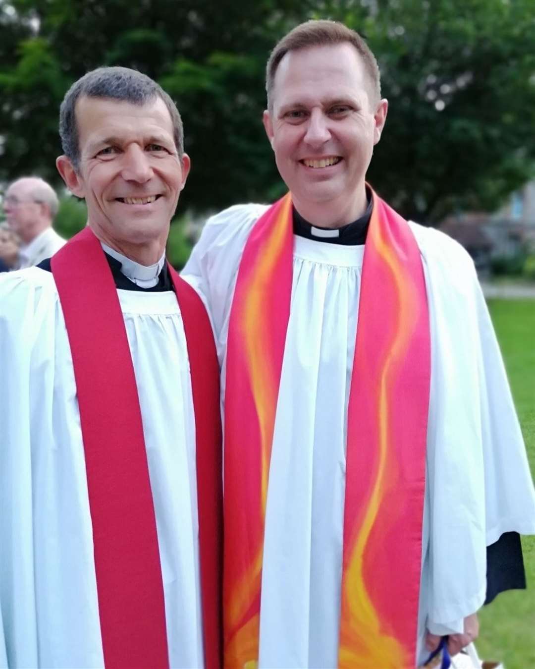 Richard Harlow (left) with Steve McKay (57949682)