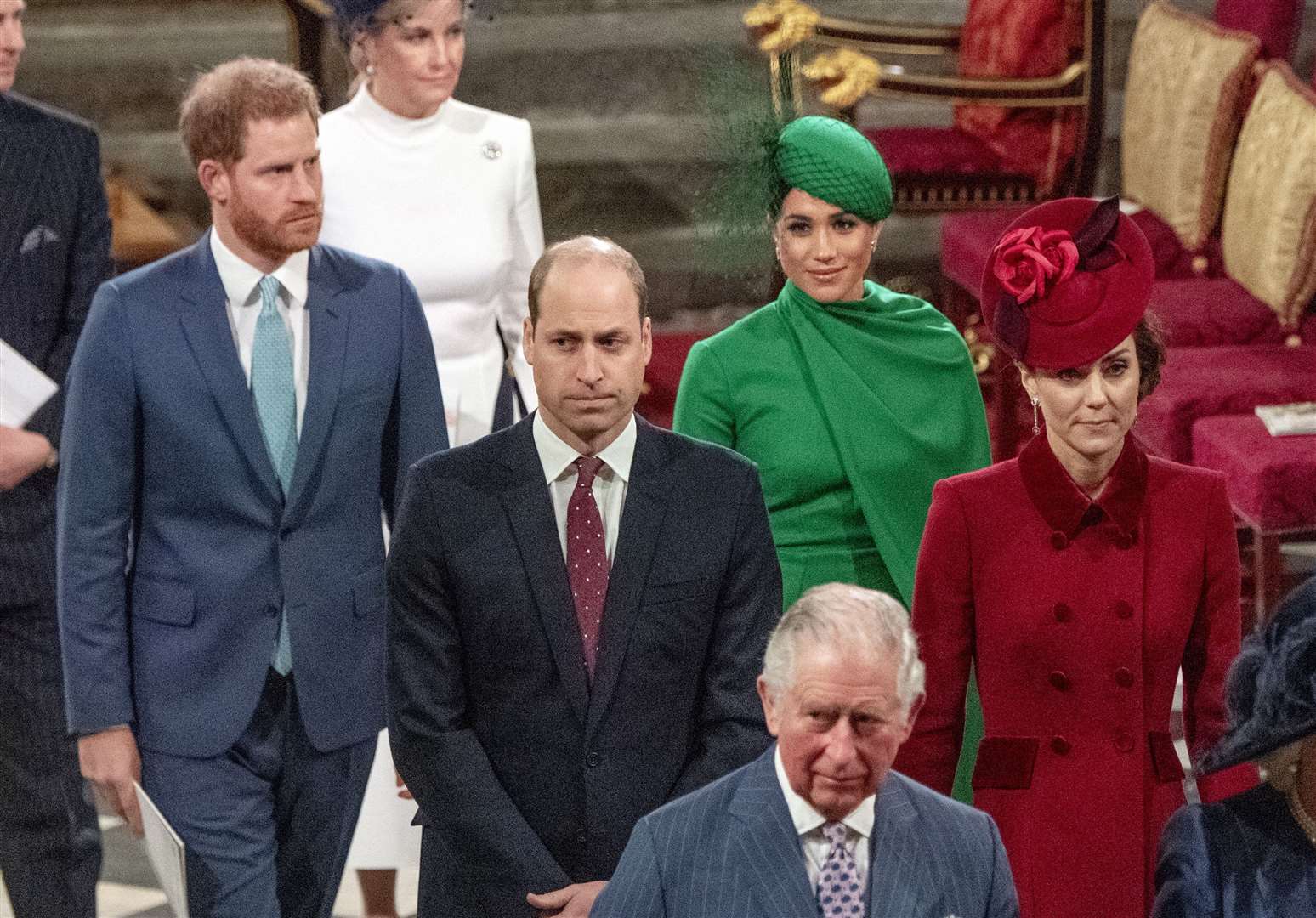 The Duke and Duchess of Sussex on their last official public royal engagement as senior working royals (Phil Harris/Daily Mirror/PA)