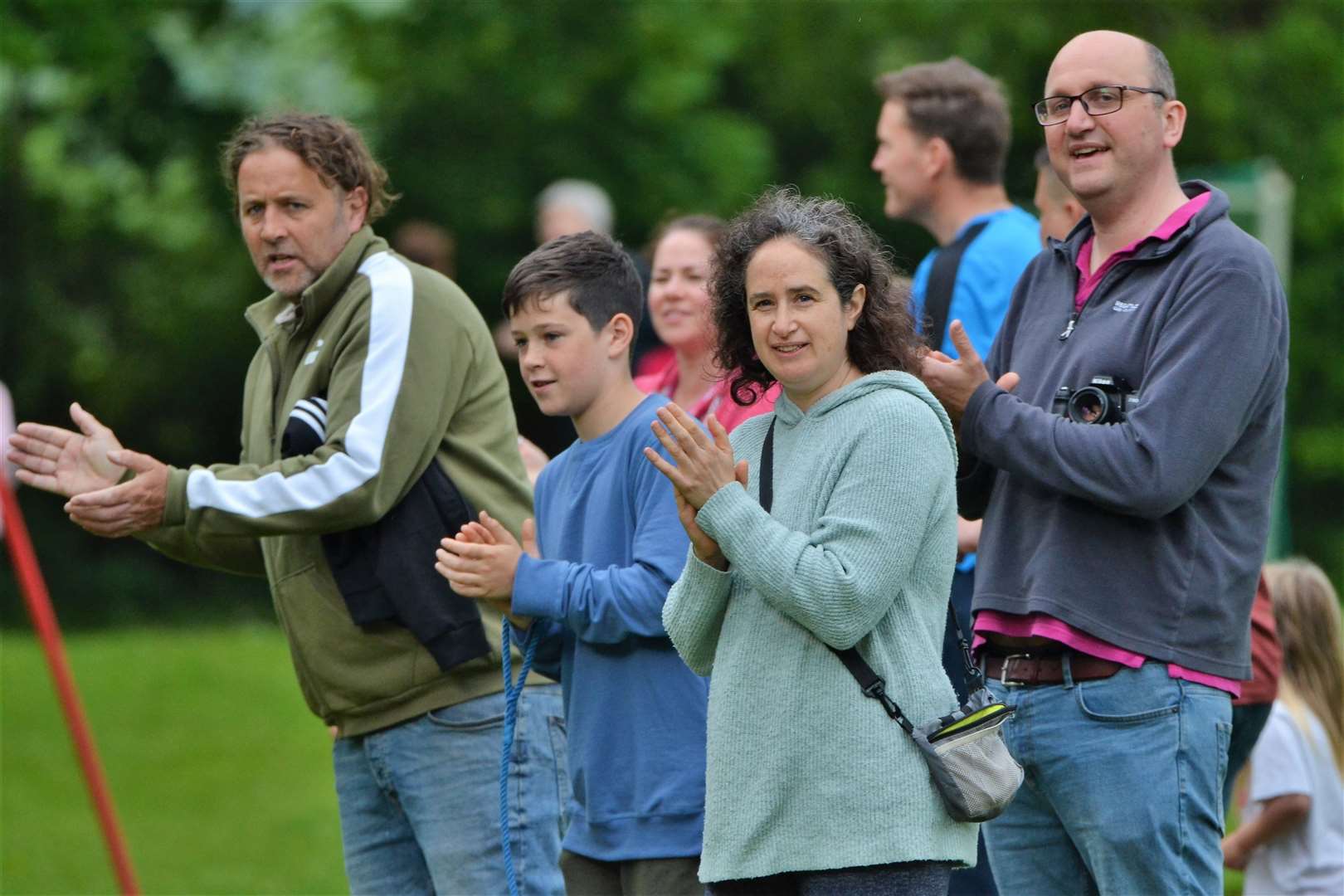 Spectators at the weekend's Kintbury 5