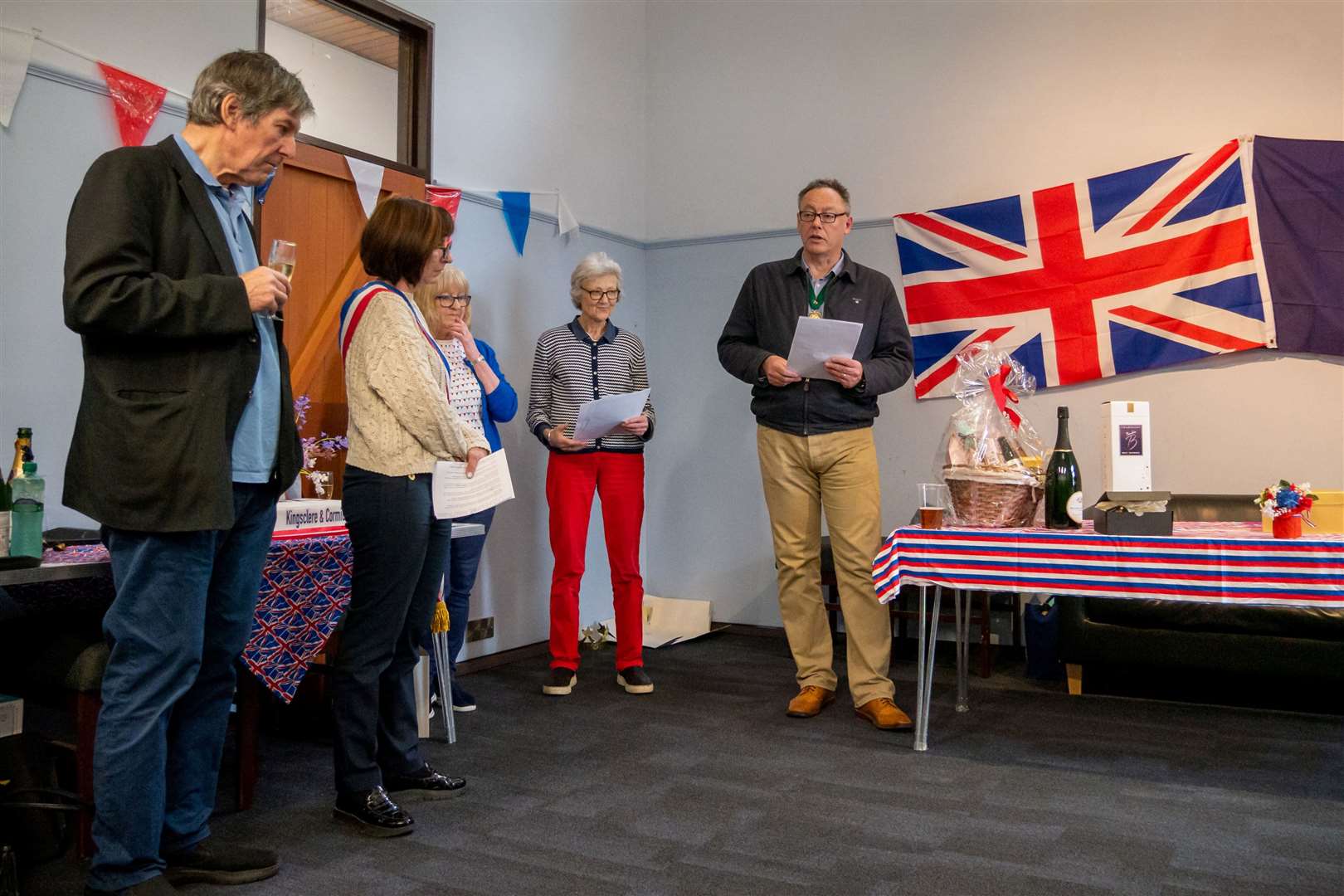 Around 50 people attended the ceremony
