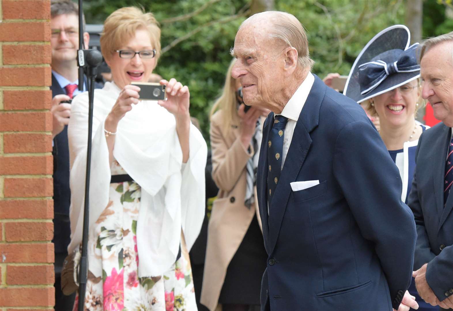 The Queen and His Royal Highness The Prince Philip, Duke of Edinburgh visiting Pangbourne College for the centenary of the college