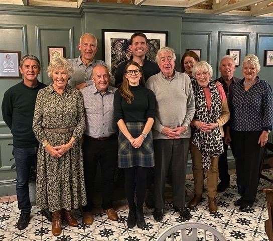 Chris Trigwell's retirement party at the Dundas Arms