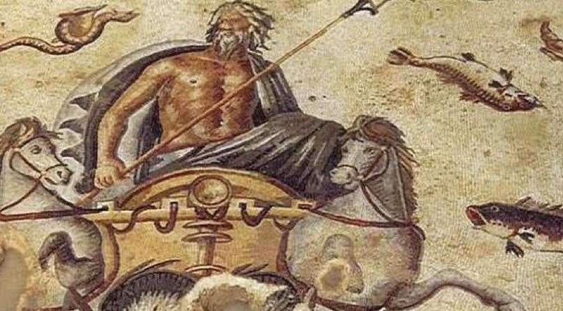 Mythological mosaics were found intact