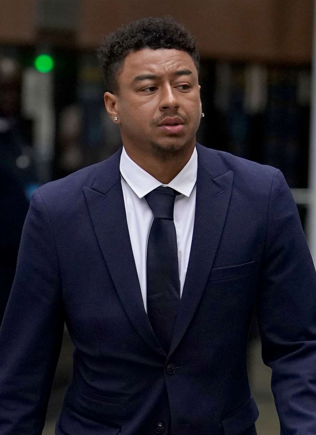 Former Manchester United footballer Jesse Lingard gave evidence in his grandfather’s defence at Liverpool Crown Court (Martin Rickett/PA)