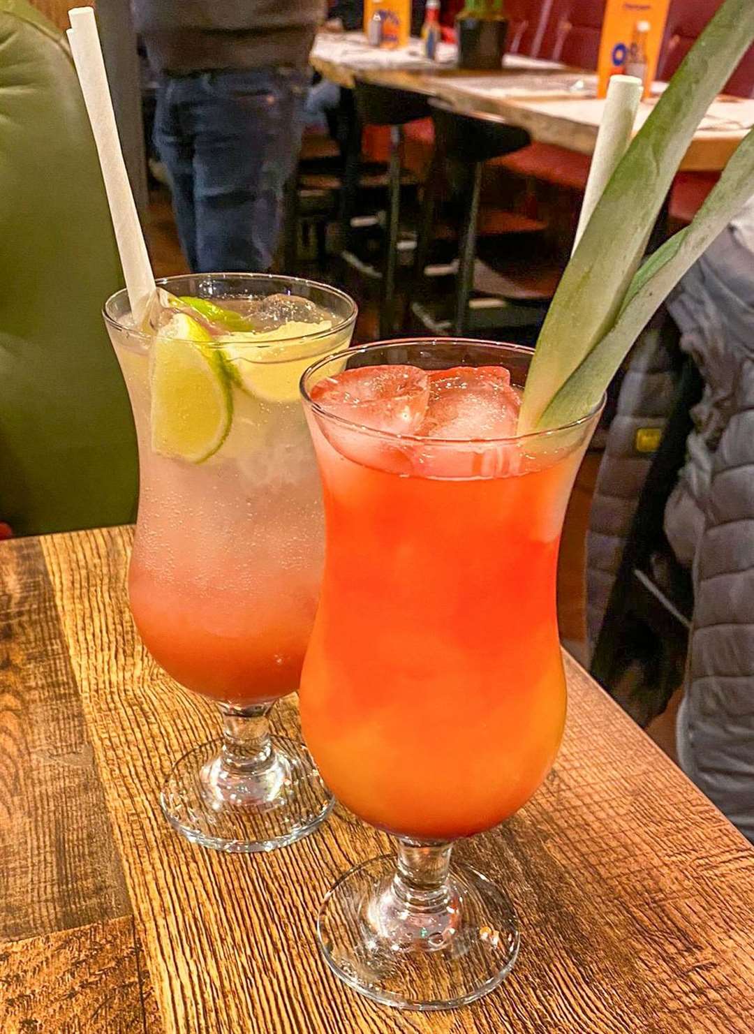 Pachanga’s spritz and Fun on the beach (both £6.95)