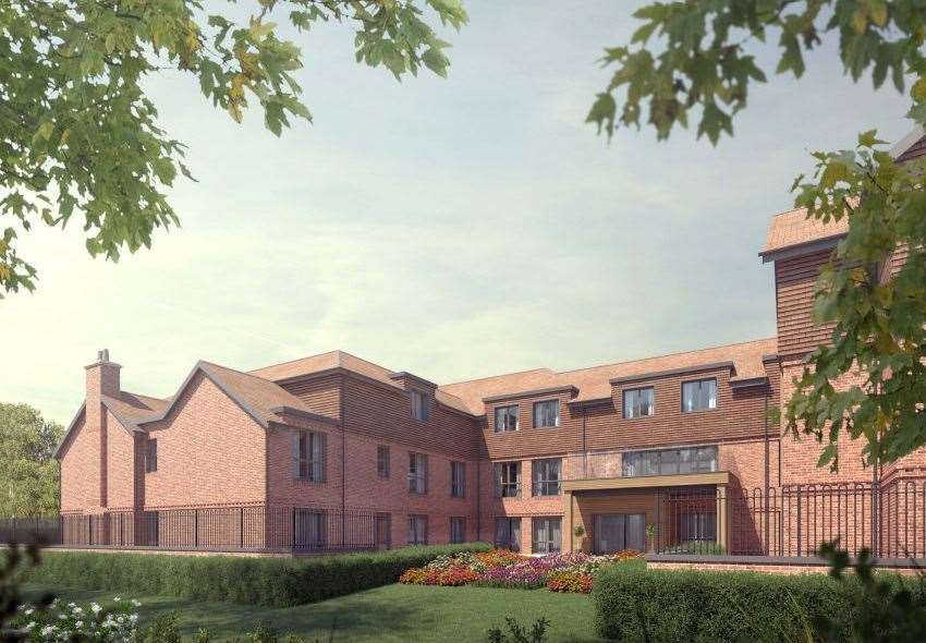 What the three-storey, 68-bedroom care home would have looked like