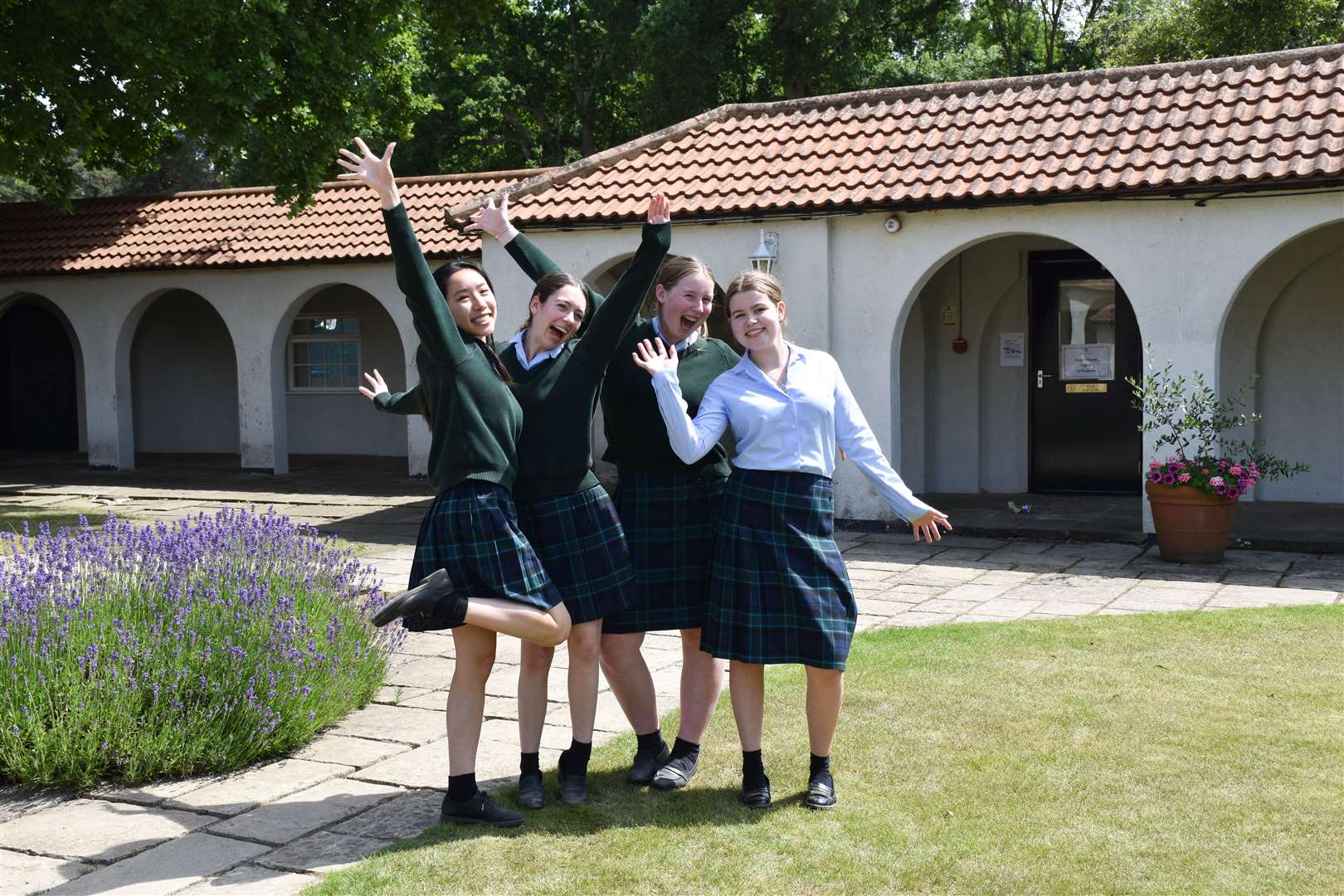 Downe House pupils celebrate
