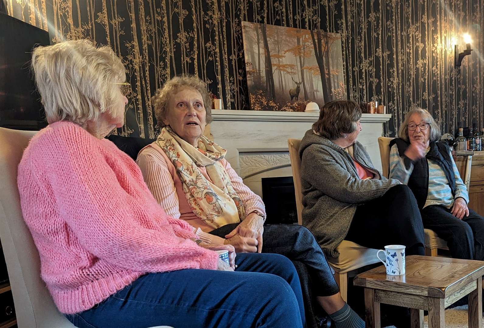 Members enjoying a natter over a cup of tea, picture: Sarah Jones
