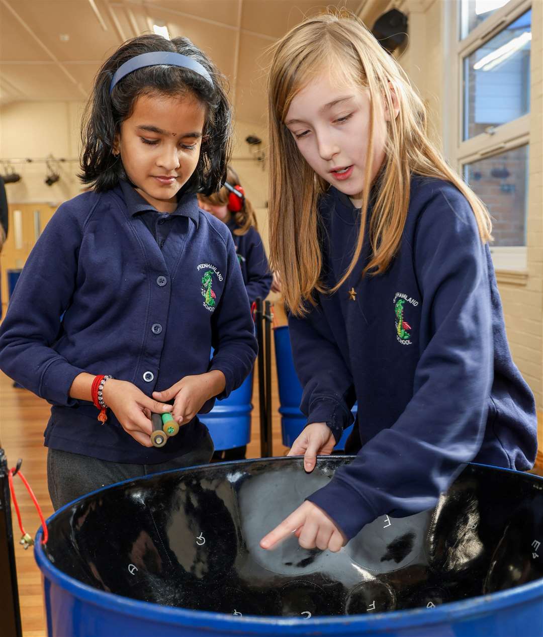 Speenhamland School - Steel drums workshop by Newbury spring festival