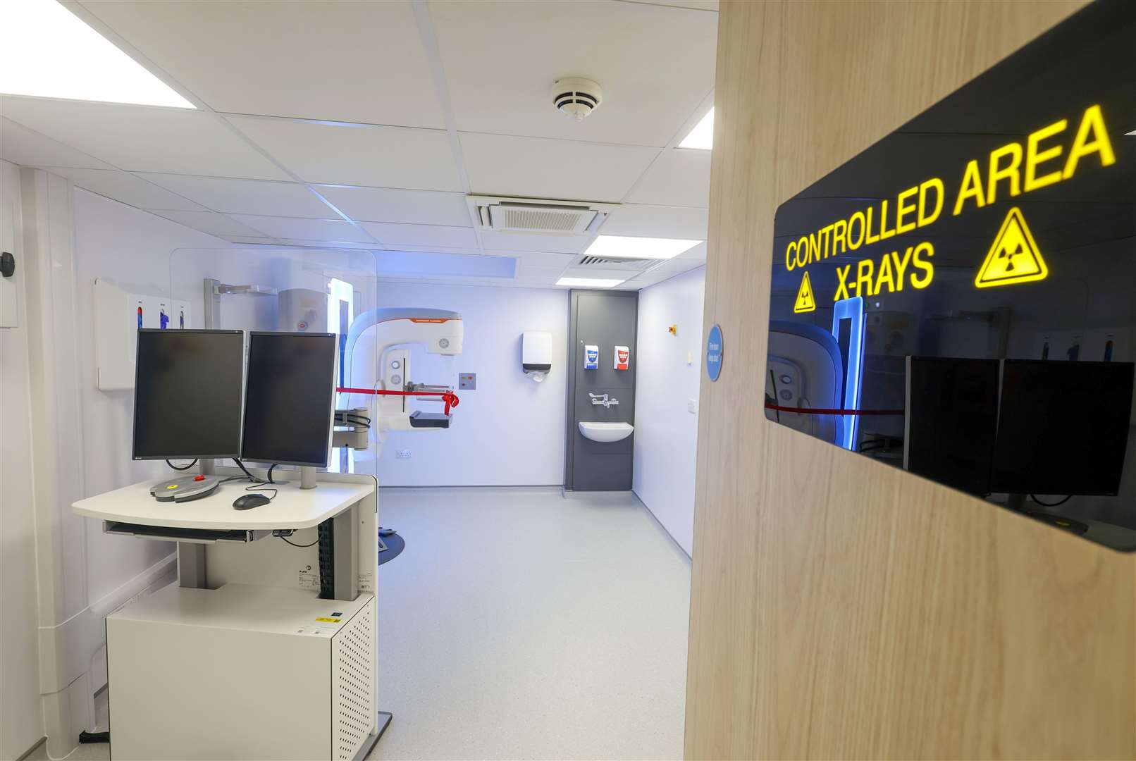 X-ray room inside the new Alston Imaging Suite