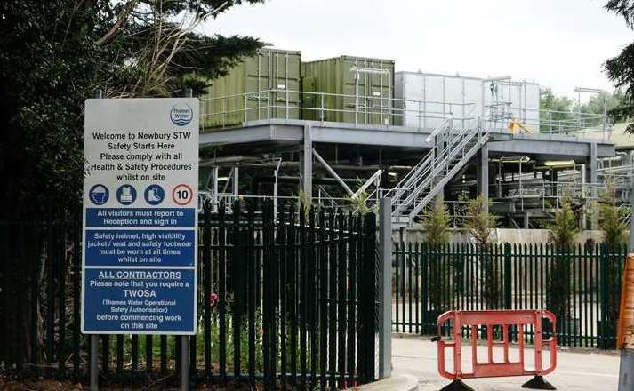 Sewage Treatment Works on Lower Way, Thatcham