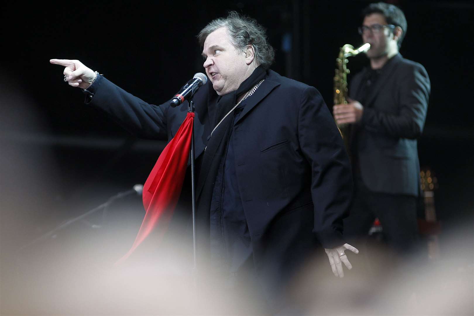 Meat Loaf at Newbury Racecourse